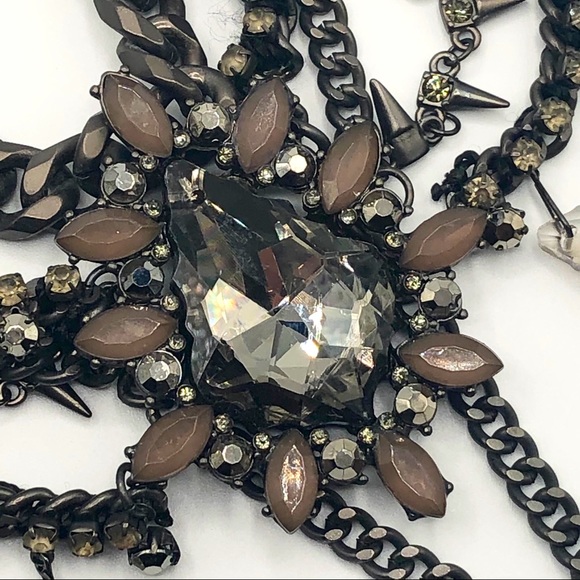 VINTAGE GOTHIC STYLE STATEMENT NECKLACE - Picture 10 of 14